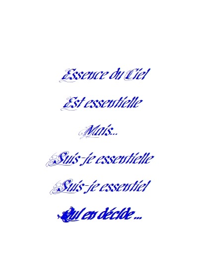 Essentiel – Non essentiel